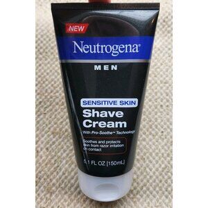 Neutrogena Mens 5.1 oz Sensitive Skin Shave Cream BRAND NEW Fight Razor Bump HTF
